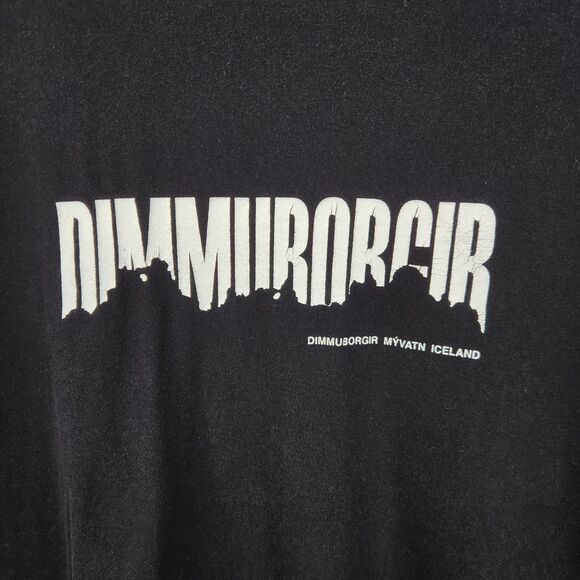 Continental Dimmu Borgir Myvatin Iceland Short Sleeve Front Side Band Tee Small - Picture 3 of 7